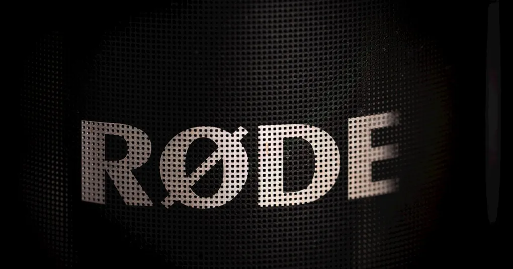 A portable recorder in use during a podcast recording session